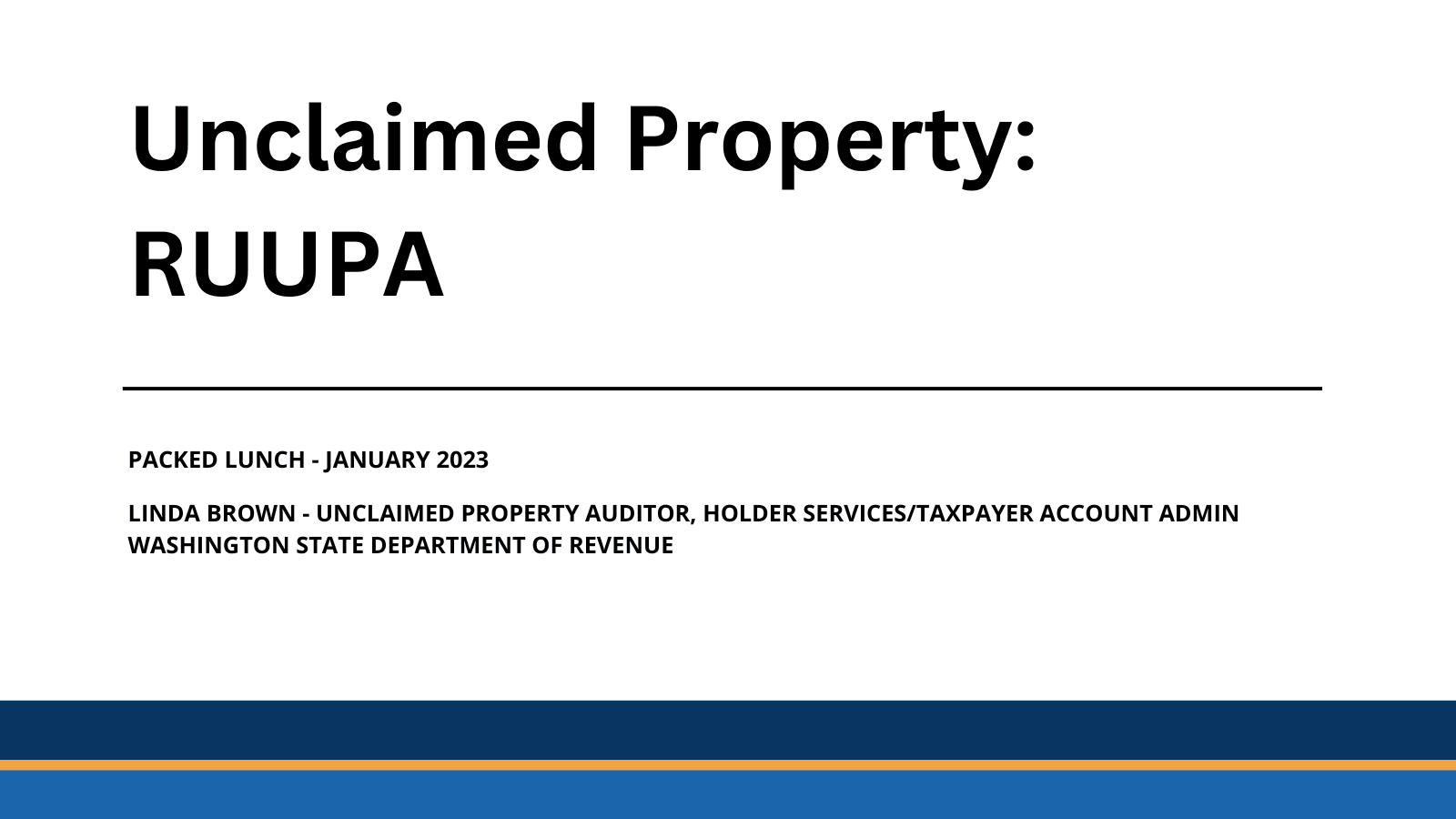 RUUPA Packed Lunch - Jan 2023